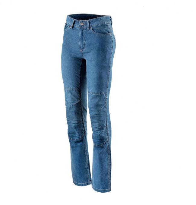 Oj Pantaloni Da Moto Blu Donna